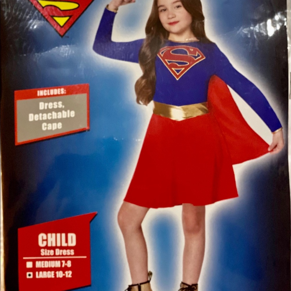 Superman Girl Size large 10-12